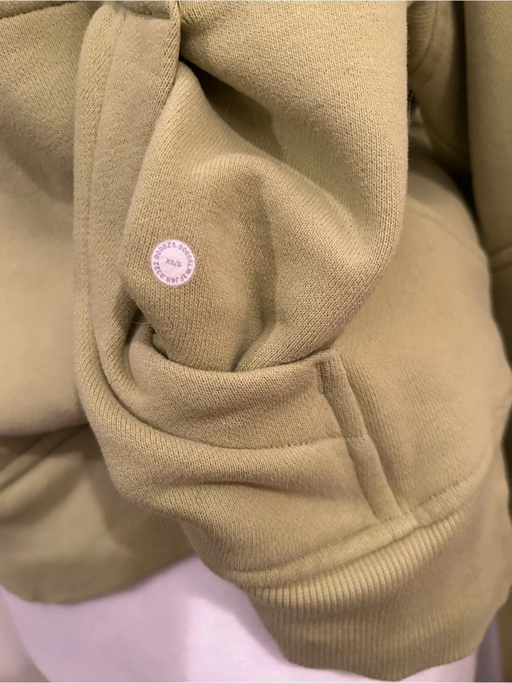 lululemon Scuba oversized Half-Zip Pullover Sweatshirt Wasabi Green - Picture 4 of 4